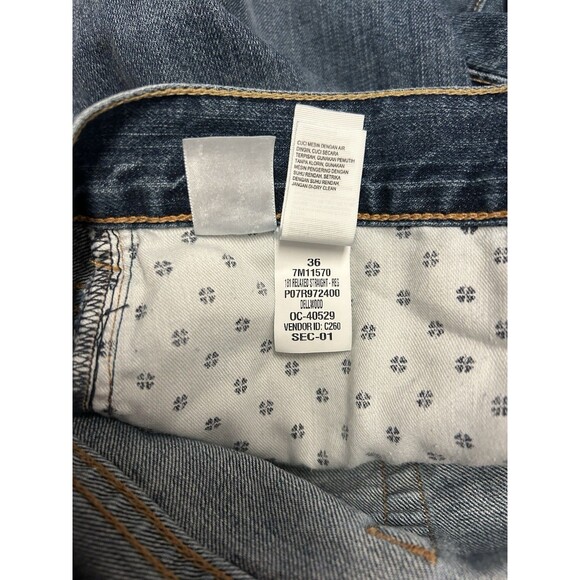 Lucky Brand Jeans Mens 36 X 32 181 Relaxed Straight EUC - Picture 7 of 7